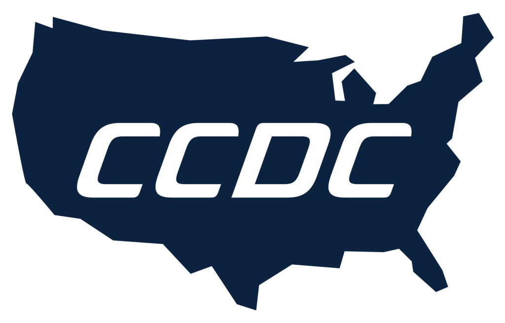 NCCDC Logo in Blue