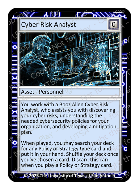 Cyber Risk Analyst, copyright version