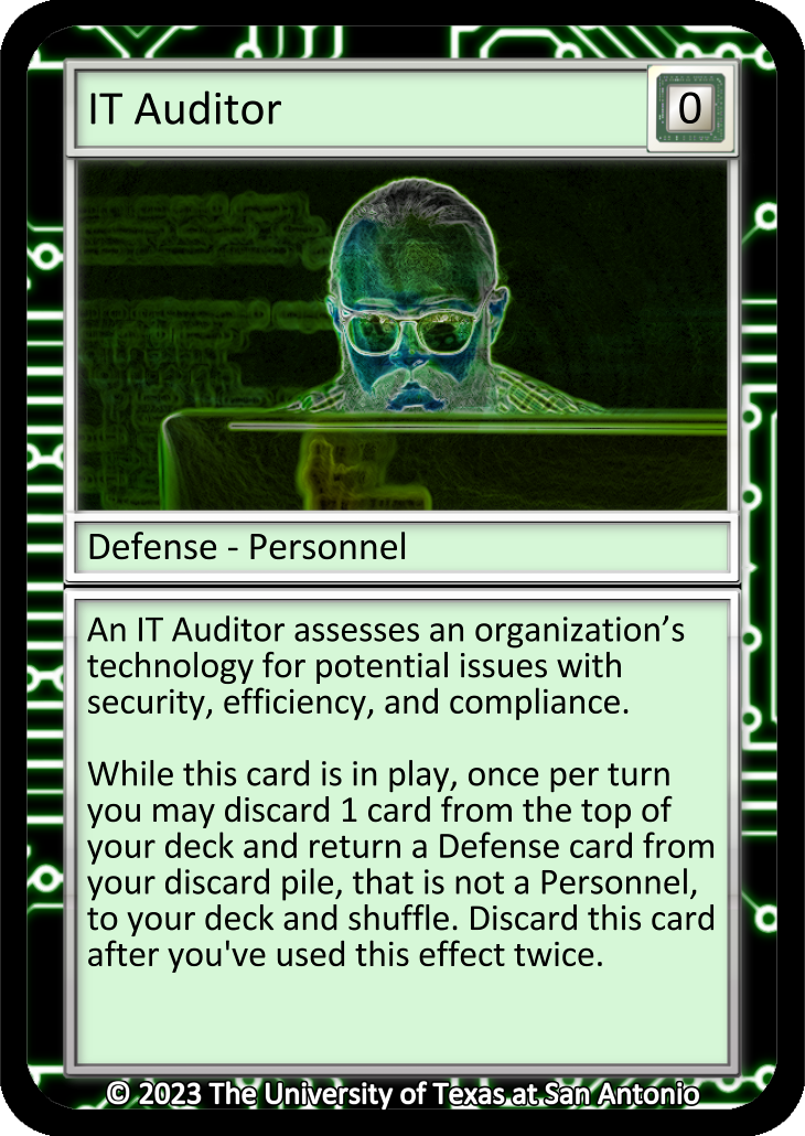 IT Auditor Defense-Personnel card