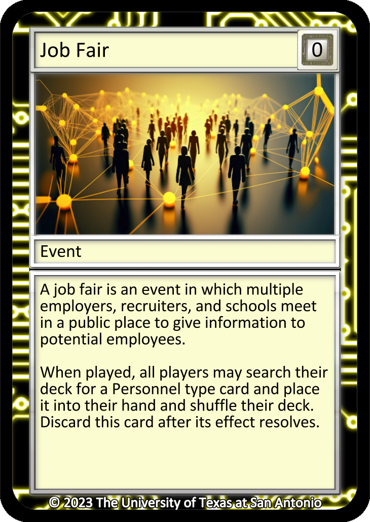 Job Fair Event card