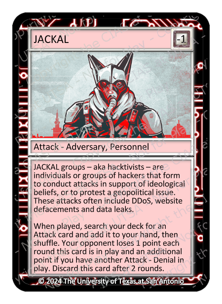 JACKAL, copyright version